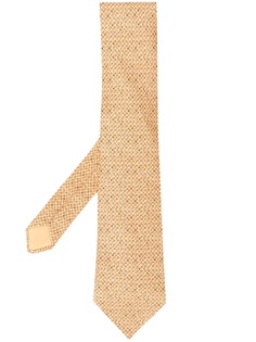 Hermès Pre-Owned галстук 2000-х годов с геометричным узором
