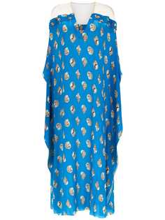 Adriana Degreas silk Conchiglie kaftan