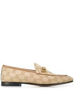 Gucci лоферы Jordaan с логотипом GG