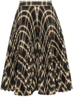 Calvin Klein 205W39nyc плиссированная юбка с высокой талией в клетку