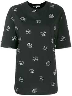 McQ Alexander McQueen футболка с вышивкой Swallow