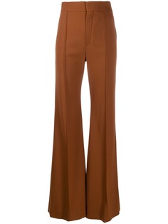 Chloé расклешенные брюки