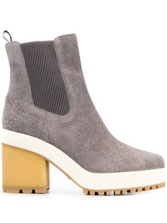 Hogan textured ankle boots