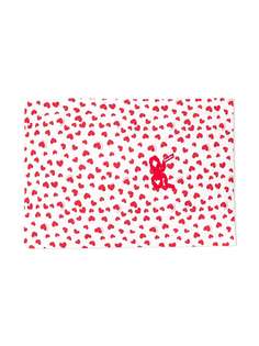 Monnalisa heart print blanket