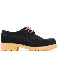 Cerruti 1881 ridged sole boat shoes