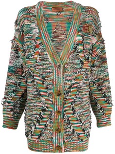 Missoni кардиган оверсайз с бахромой