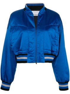 T By Alexander Wang cropped bomber jacket
