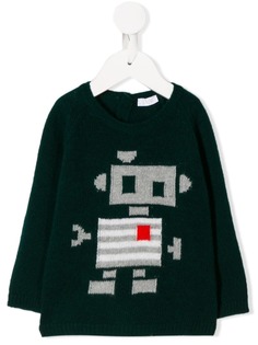 Il Gufo wool knit robot jumper