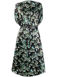 Mm6 Maison Margiela floral print midi dress