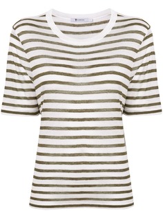 T By Alexander Wang striped short sleeve T-shirt