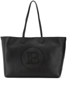 Balmain сумка-тоут с перфорацией логотипа