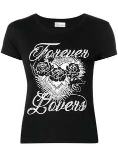 Red Valentino футболка с принтом Forever Lovers