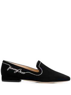 Jimmy Choo лоферы Jaida с кристаллами
