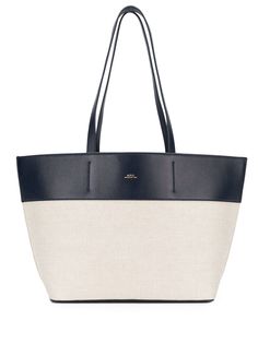 A.P.C. сумка-шопер контрастного дизайна