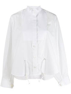 Sacai эластичная саржевая рубашка