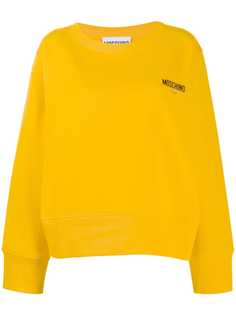 Moschino толстовка с вышитым логотипом