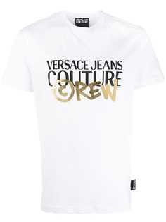 Versace Jeans Couture футболка с круглым вырезом и логотипом