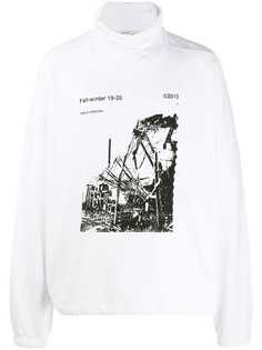 Off-White толстовка с принтом Ruined Factory