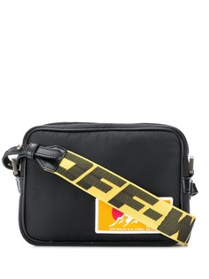 Off-White дутая сумка на плечо с логотипом