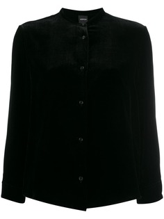 Aspesi бархатная блузка с длинными рукавами