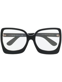 Tom Ford Eyewear очки в массивной квадратной оправе