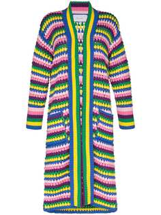 Mira Mikati stripe crochet cardigan