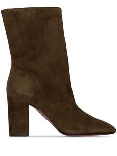 Aquazzura khaki Boogie 85 slouch boots