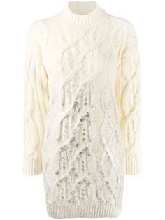 Pinko cable-knit sweatshirt