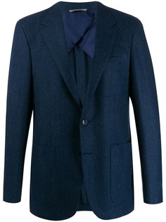 Canali logo plaque blazer