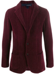 Lardini ribbed blazer