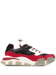 Salvatore Ferragamo colour block sneakers