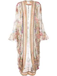 Camilla floral cape jacket