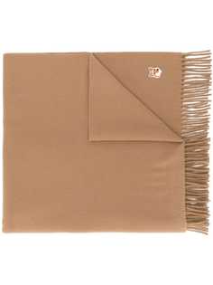 Maison Kitsuné Tricolour Fox wool scarf