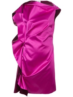 Lanvin платье со сборкой