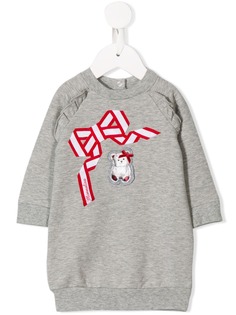 Monnalisa front patch sweatshirt