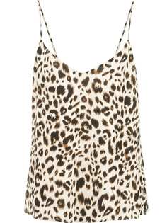 Lagence leopard print cami top