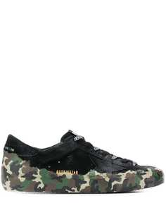 Golden Goose camouflage print low-top sneakers