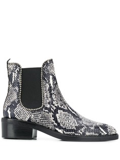 Coach Bowery Bootie Snakeskin boot