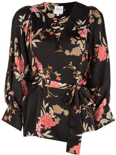 Misa Los Angeles floral wrap top