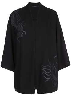 Natori dragon appliqué kimono