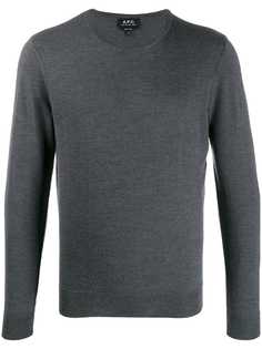 A.P.C. slim-fit crew neck pullover