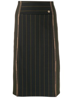 Versace Collection pinstripe pencil skirt