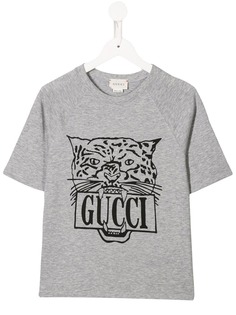 Gucci Kids Tiger-print T-shirt