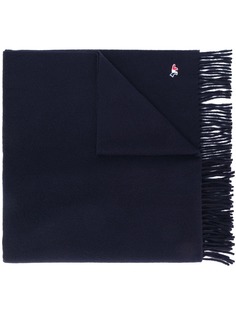 Maison Kitsuné Tricolour Fox wool scarf