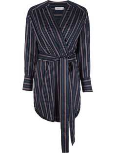 A.L.C. striped wrap dress