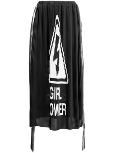 Ultràchic Girl Power print skirt