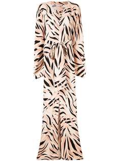 Layeur длинное платье с принтом