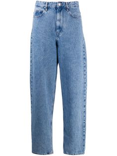 Isabel Marant Étoile джинсы свободного кроя с завышенной талией