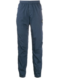 Stone Island спортивные брюки с нашивкой-логотипом