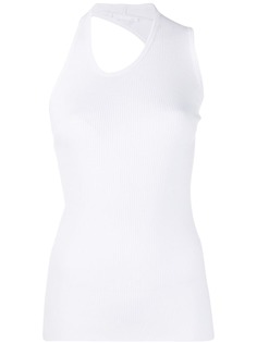 Helmut Lang топ без рукавов из джерси